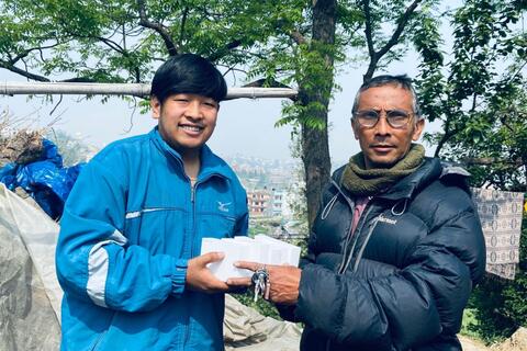 तामाङ अडियो बाईबल वितरण लबा